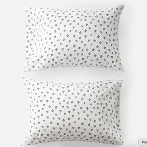 Schoolhouse Thistle Percale Pillow Case, Set of 2